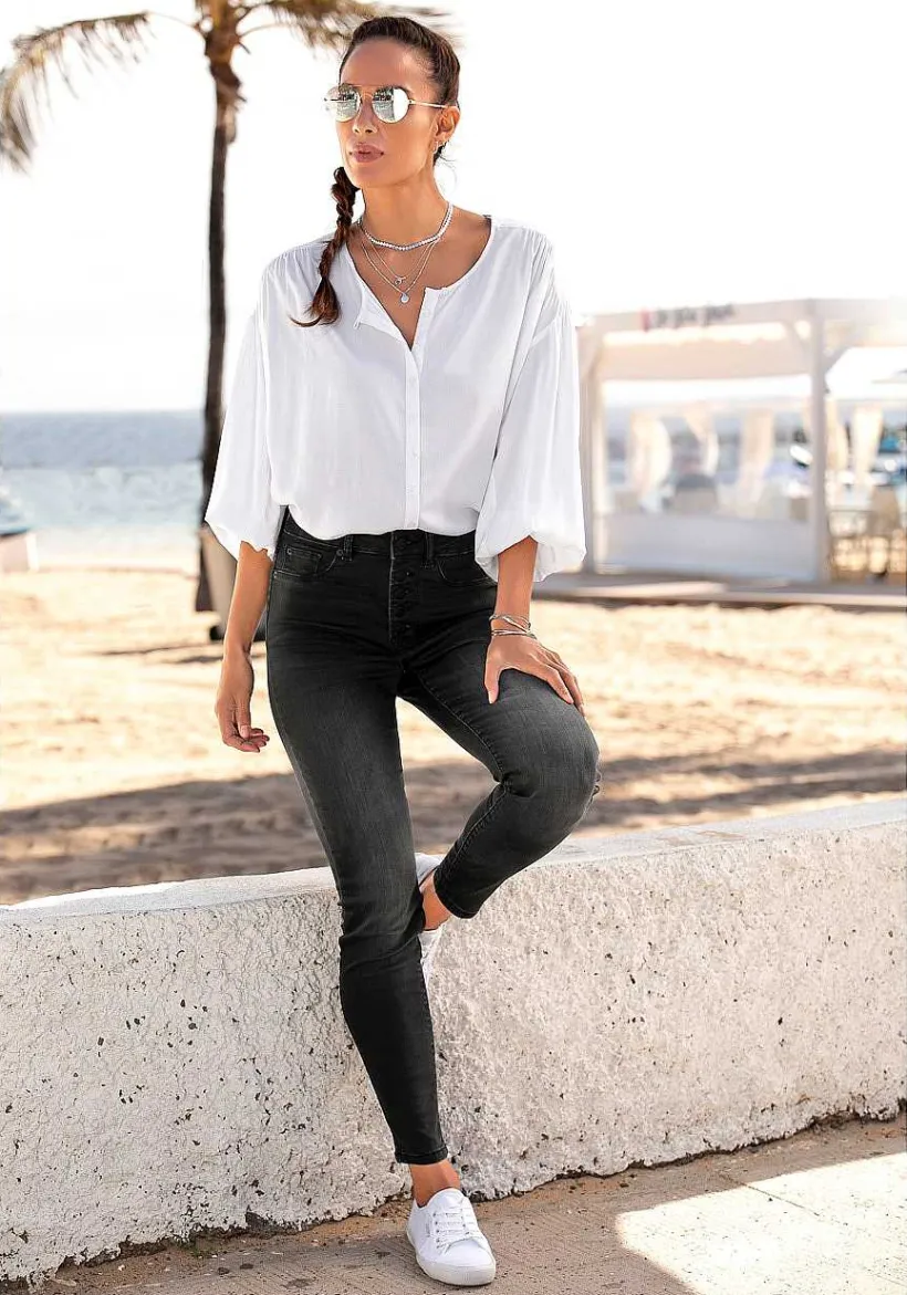 LASCANA Pants-High Rise Jeggings