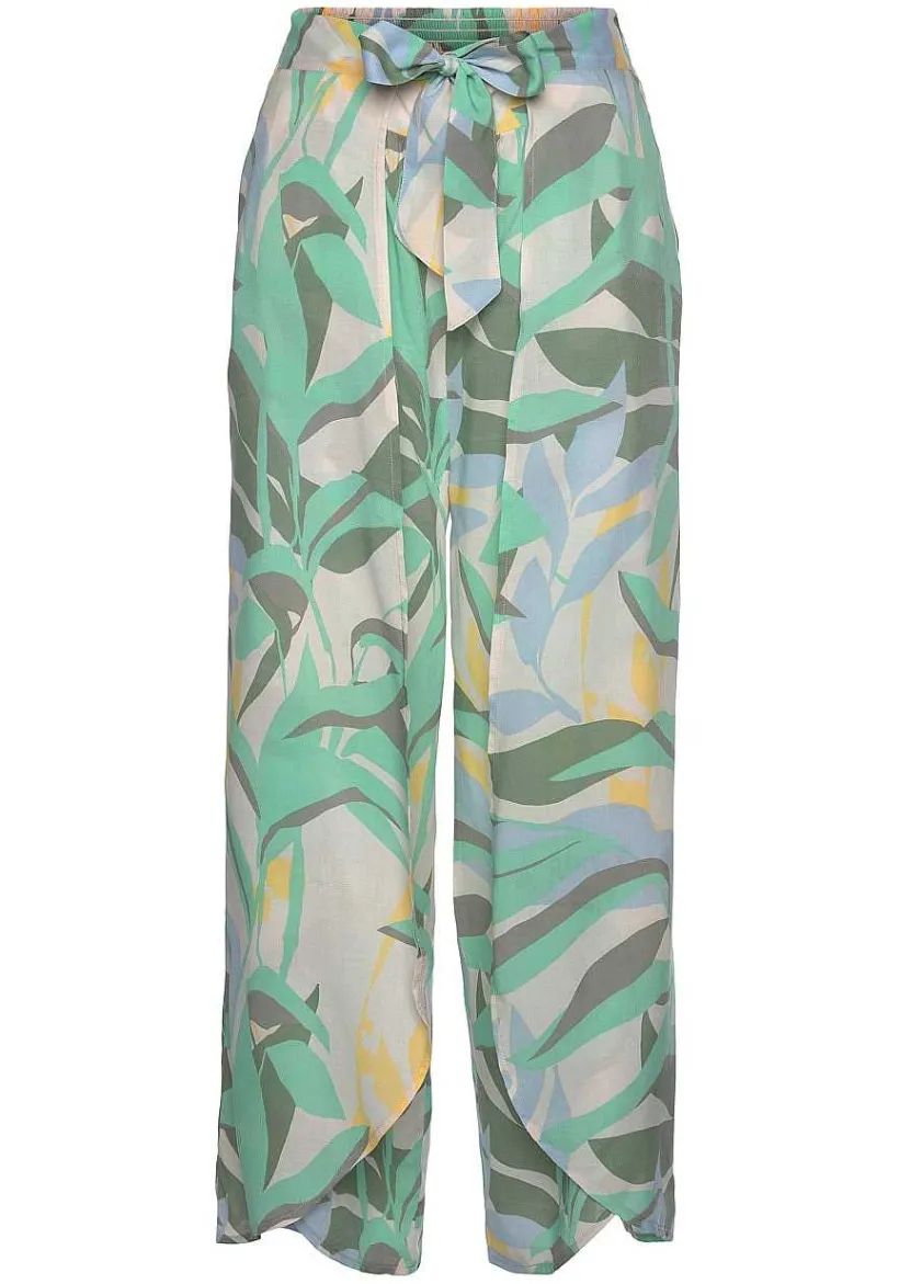LASCANA Pants-High Slit Wide Leg Pants