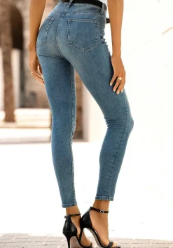 LASCANA Pants-High Waisted Skinny Jeans