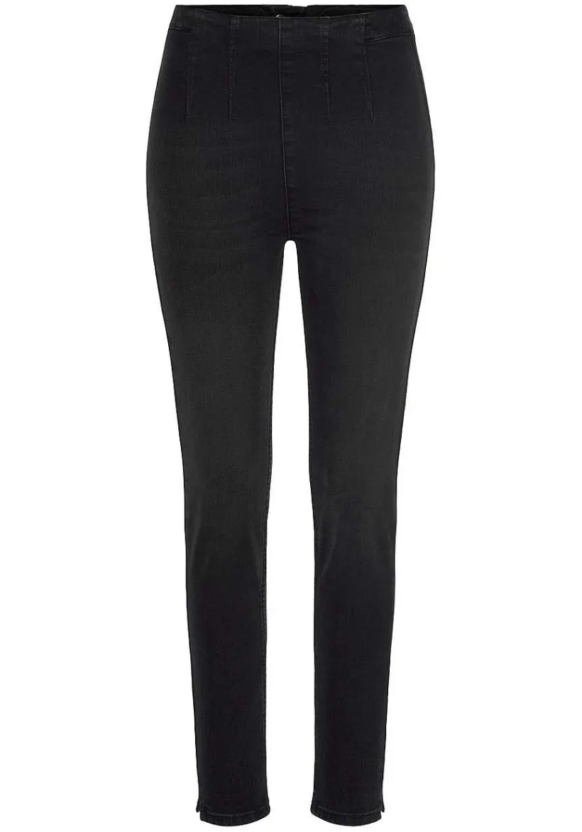 LASCANA Pants-High Waisted Zip Detail Jeggings
