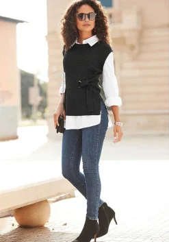 LASCANA Long Sleeve Tops-2-In-1 Long Sleeve Top