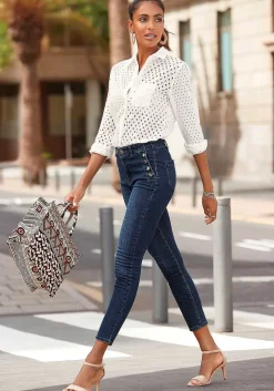 LASCANA Bags-Jacquard Pattern Tote Bag
