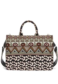 LASCANA Bags-Jacquard Pattern Tote Bag