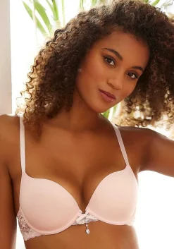 LASCANA D+ Bras-Lace Accent Plunge Bra