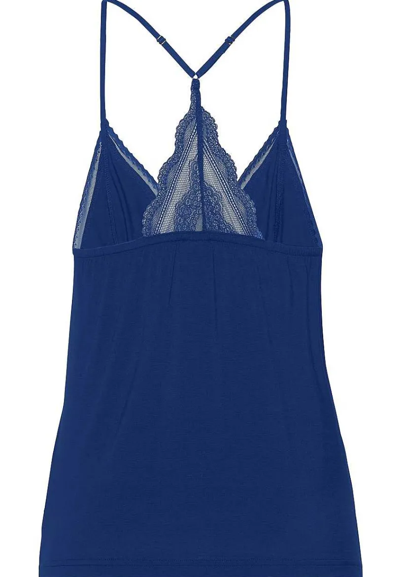 LASCANA Pajamas & Sets-Lace Back Pajama Top