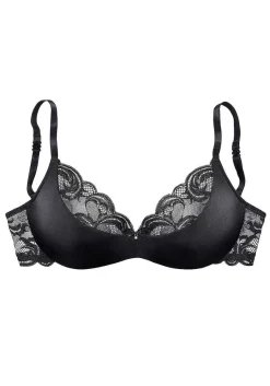 LASCANA Unlined Bras-Lace Detailed Shelf Bra