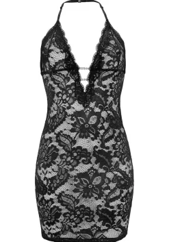 LASCANA Babydolls & Negligees-Lace Halter Negligee