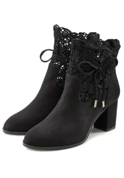 LASCANA Boots & Booties-Lace Insert Booties