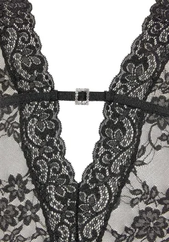 LASCANA Teddies & Corsets-Lace Open-Back Teddy