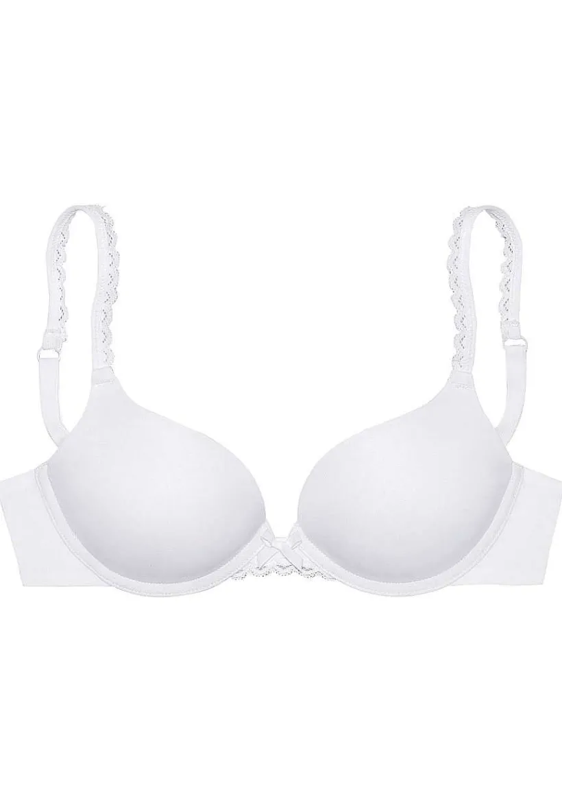 LASCANA D+ Bras-Lace Trim Push Up Bra