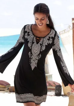 LASCANA Fall Dresses-Lace Up Dress
