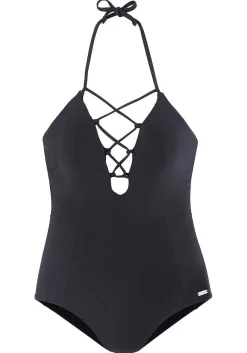 LASCANA One-Pieces-Lace Up One Piece