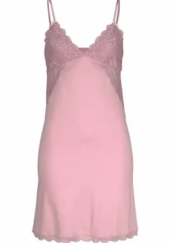 LASCANA Nightgowns & Negligees-Lace V-Neck Negligee