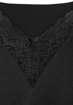 LASCANA Nightgowns & Negligees-Lace V-Neck Negligee