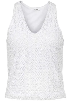 LASCANA Sleeveless Tops-Lace V-Neck Top