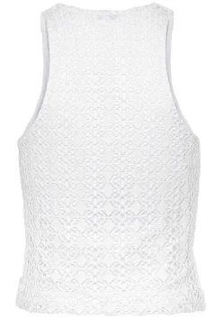 LASCANA Sleeveless Tops-Lace V-Neck Top