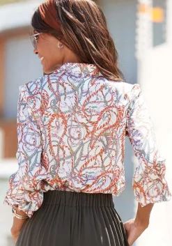 LASCANA Blouses-Lapel Collar Blouse