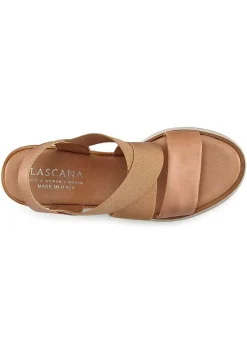 LASCANA Heels & Wedges-Leather Wedge Sandals
