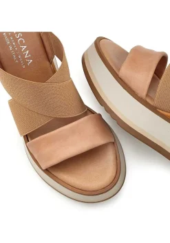 LASCANA Heels & Wedges-Leather Wedge Sandals