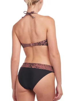 LASCANA Bandeau-Leopard Print Bandeau Bikini Top