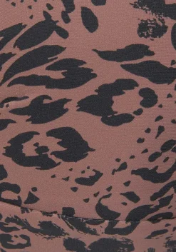 LASCANA Bandeau-Leopard Print Bandeau Bikini Top