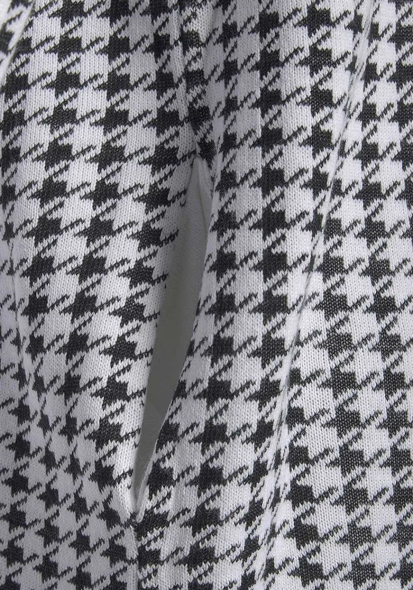 LASCANA Coats-Long Houndstooth Coat