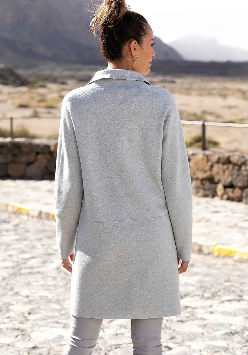 LASCANA Jackets-Long Knit Jacket