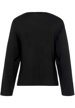 LASCANA Long Sleeve Tops-Long Sleeve Cut Out Top