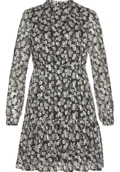LASCANA Fall Dresses-Long Sleeve Floral Pattern Dress