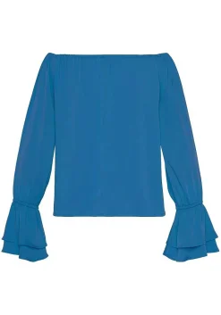 LASCANA Blouses-Long Sleeve Off Shoulder Blouse