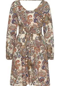 LASCANA Fall Dresses-Long Sleeve Paisley Dress