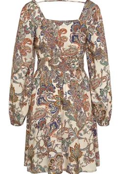 LASCANA Fall Dresses-Long Sleeve Paisley Dress