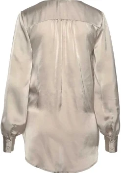 LASCANA Blouses-Long Sleeve Satin Blouse