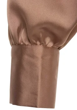 LASCANA Blouses-Long Sleeve Satin Blouse