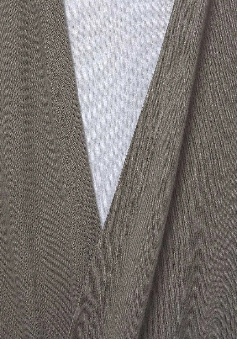 LASCANA Long Sleeve Tops-Long Sleeve Wrap Look Top