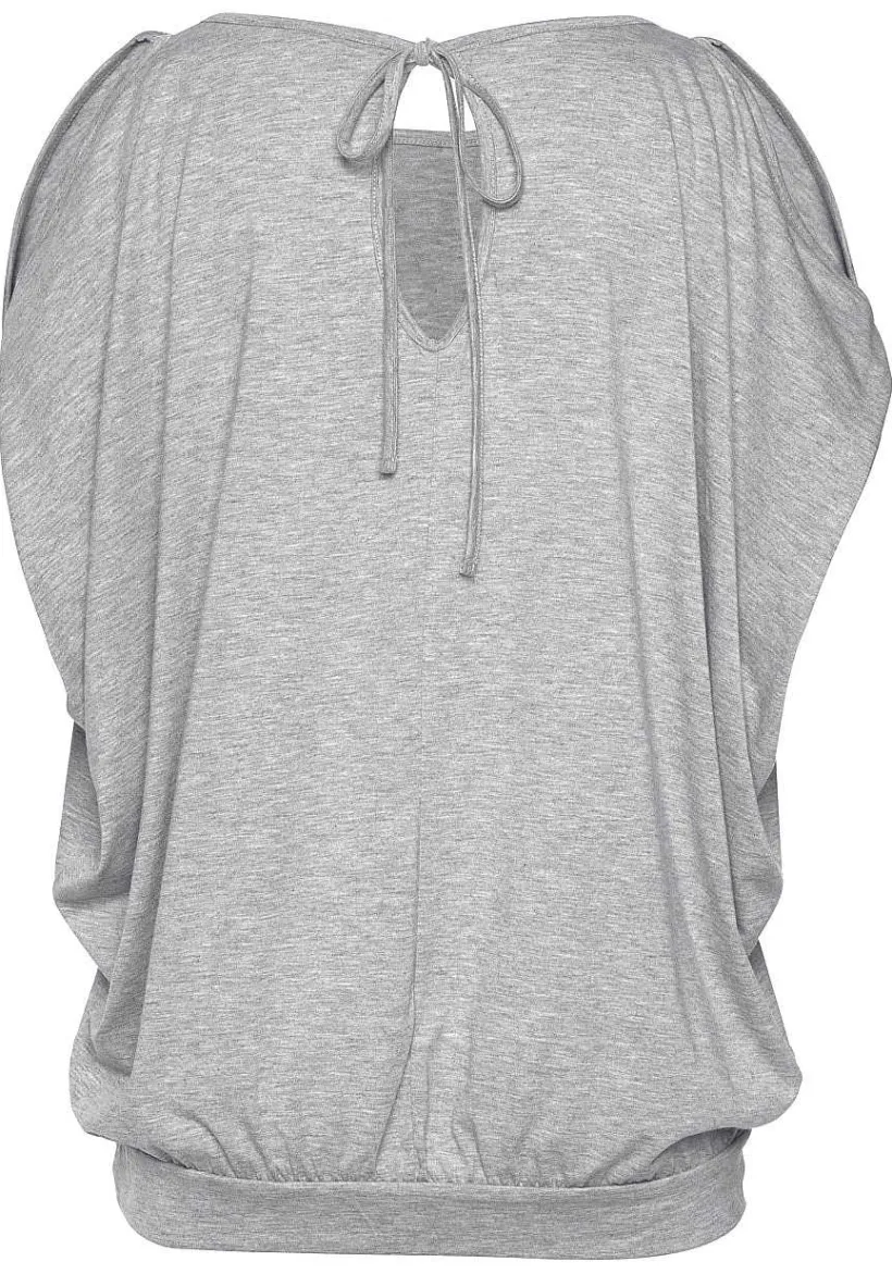 LASCANA Short Sleeve Tops-Loose Cold Shoulder Top