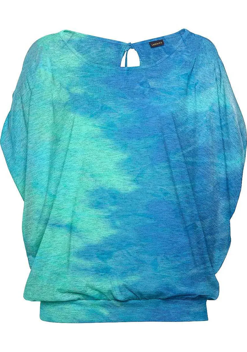 LASCANA Short Sleeve Tops-Loose Cold Shoulder Top