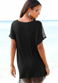 LASCANA Cover-Ups-Mesh Insert Cover Up