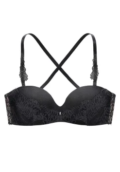 LASCANA D+ Bras-Mesh Lace Push Up Bra