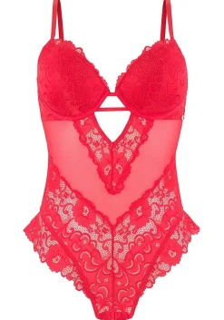 LASCANA Teddies & Corsets-Mesh Lace Teddy