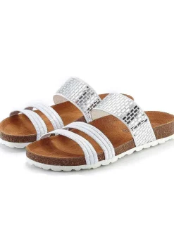 LASCANA Sandals-Metallic Look Sandals