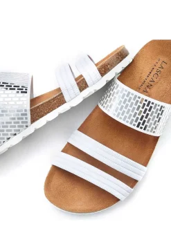 LASCANA Sandals-Metallic Look Sandals