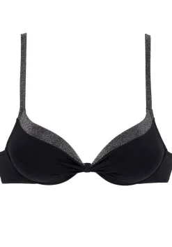 LASCANA Push Up-Metallic Trim Push Up Bikini Top