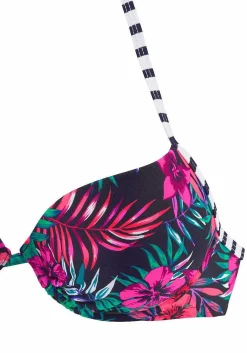 LASCANA Push Up-Mix Print Push Up Bikini Top
