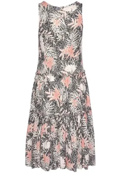 LASCANA Short Dresses-Mix Print Tiered Dress