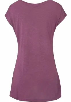 LASCANA Short Sleeve Tops-Mosaic Boho Print Top