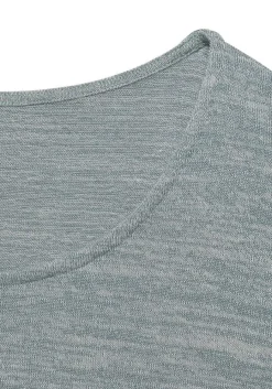 LASCANA Short Sleeve Tops-Mottled Print Top