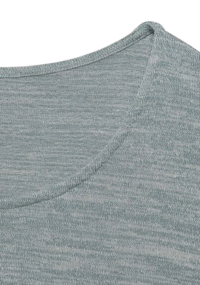LASCANA Short Sleeve Tops-Mottled Print Top