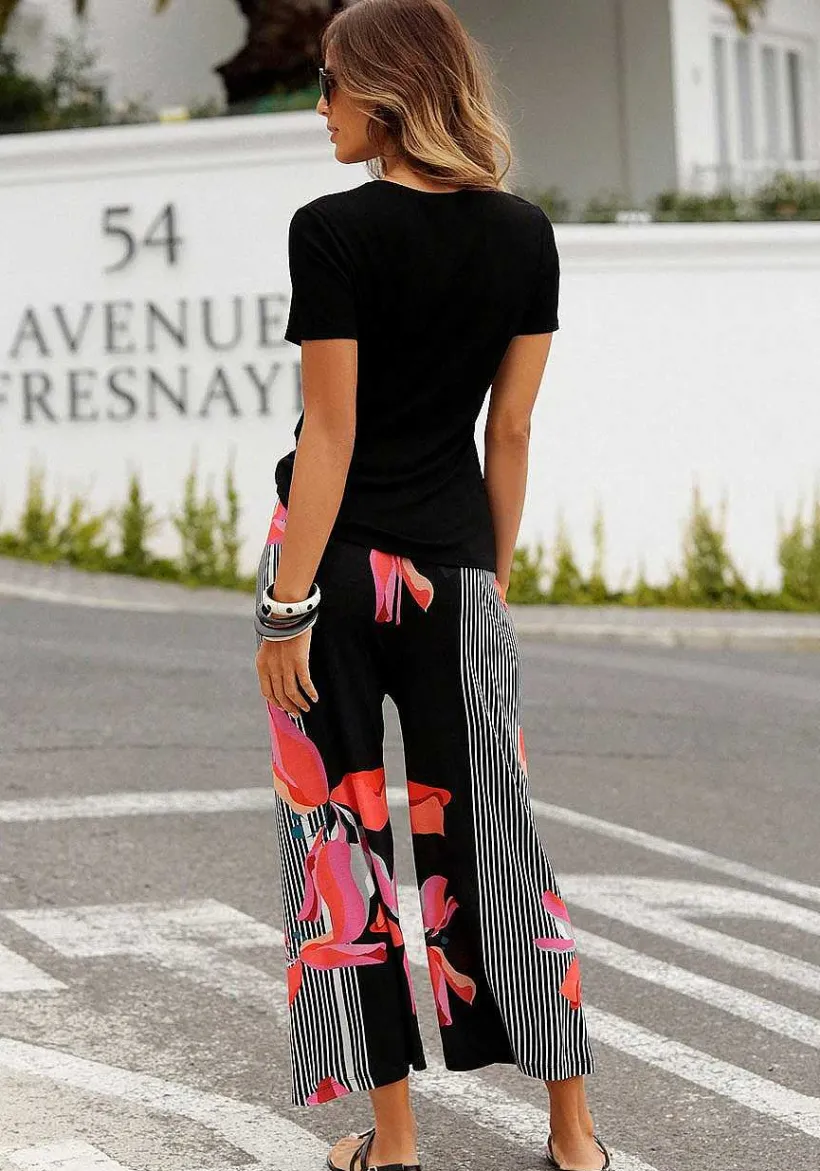 LASCANA Pants-Multi Print Culottes
