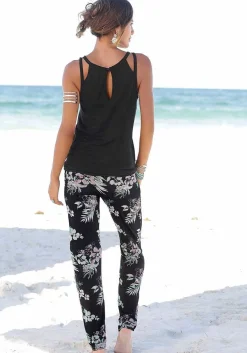 LASCANA Sleeveless Tops-Neckline Cut-Out Top